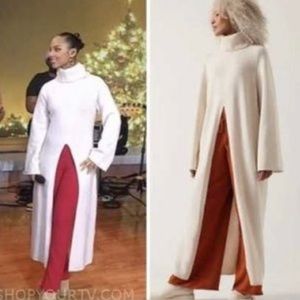 NWT;Athleta x Alicia Keys Free to Roam Duster Turtleneck Sweater Dress🌟